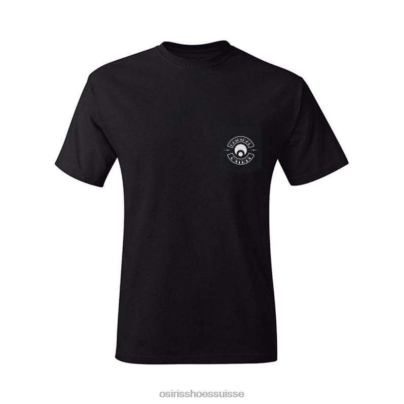 Osiris TD8N651 vêtements t-shirt à poche original sin noir